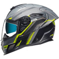 Grey Neon Matt Full Face Helmet Size S E609