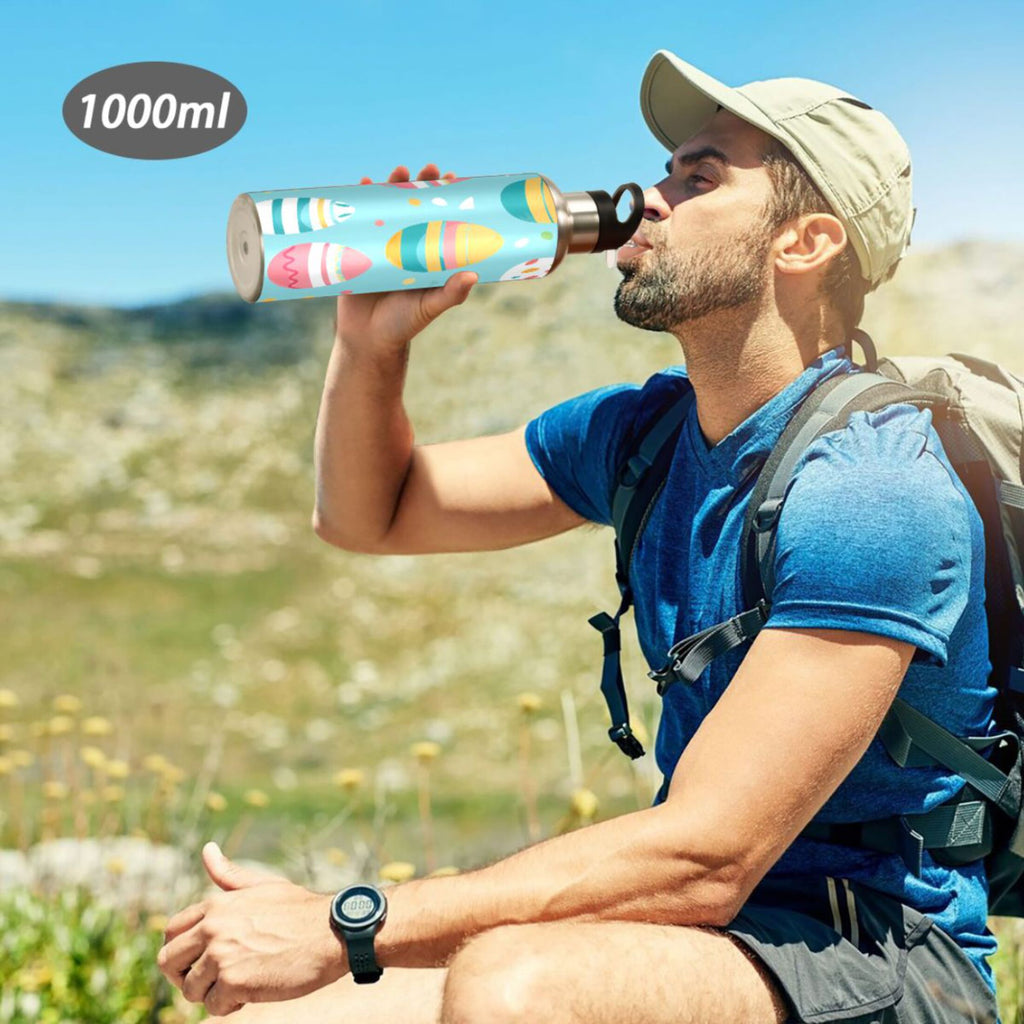 Insulated Stainless Steel Water Bottle with Straw Lid 20 oz E9757