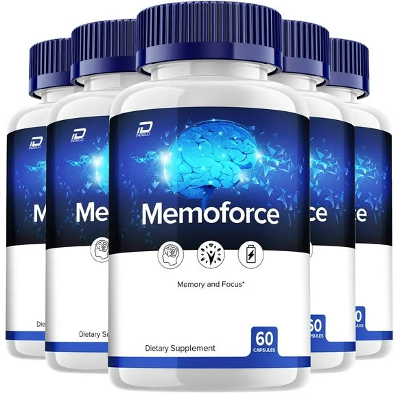 All-Natural Memory and Focus Support Capsules, 5 Pack, 300 Capsules J104933