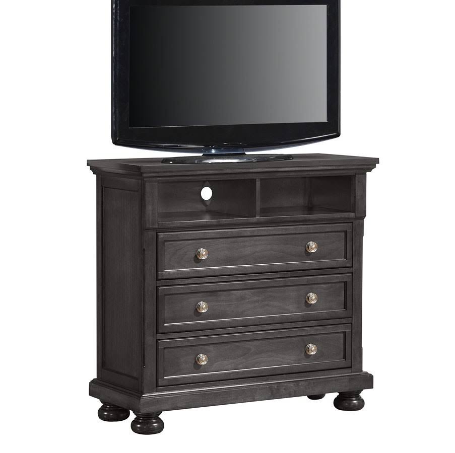 44x22 Media Chest with Wood Veneer B5448