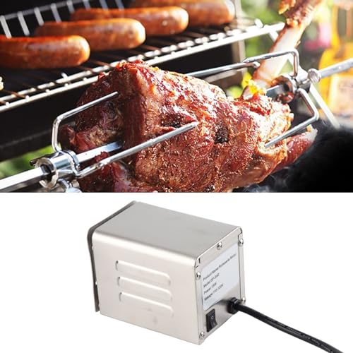 Stainless Steel BBQ Rotisserie Motor Electric Roaster 50-70kgF Torque Capacity US Plug 110V M935
