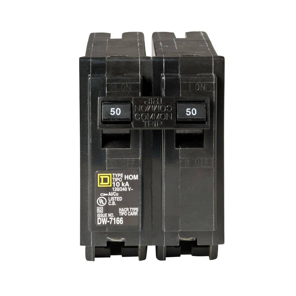 50 Amp 2-Pole Circuit Breaker 6-Pack B8378
