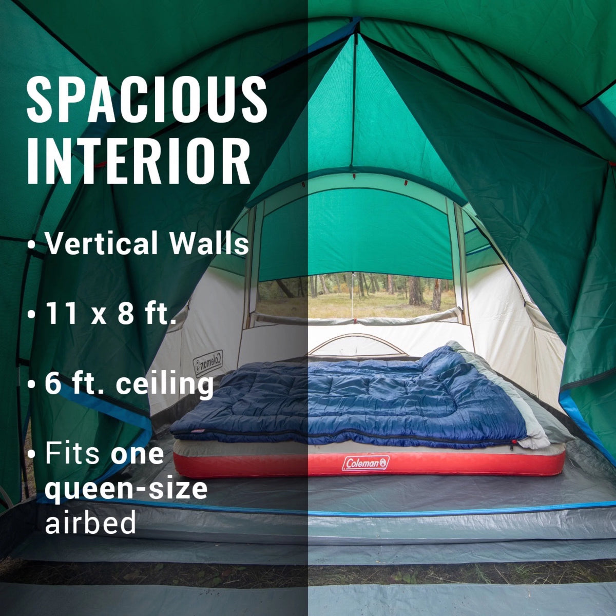 4-Person Cabin Tent with Screen Porch B4088