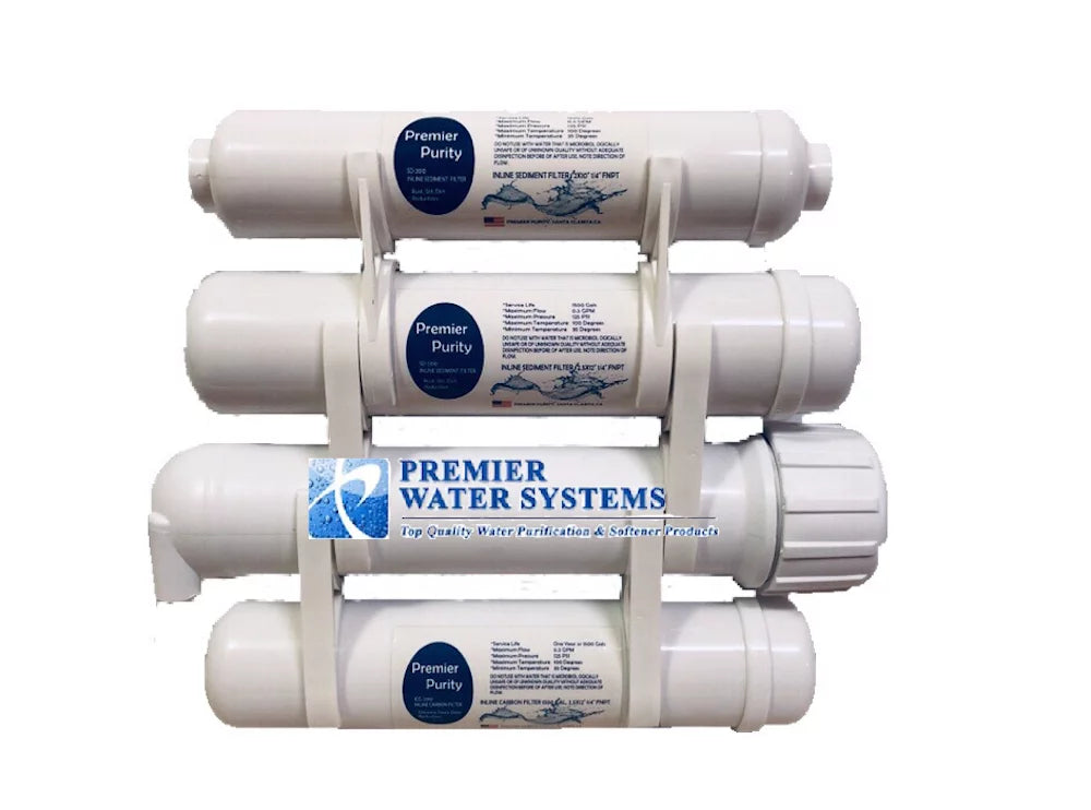 Portable 4 Stage 75 GPD Reverse Osmosis Water Filter System K24176