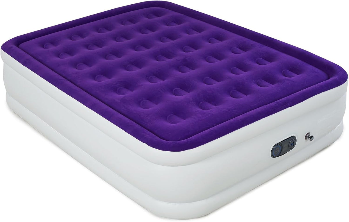 Queen Size Air Mattress with Built-in Pump X32572
