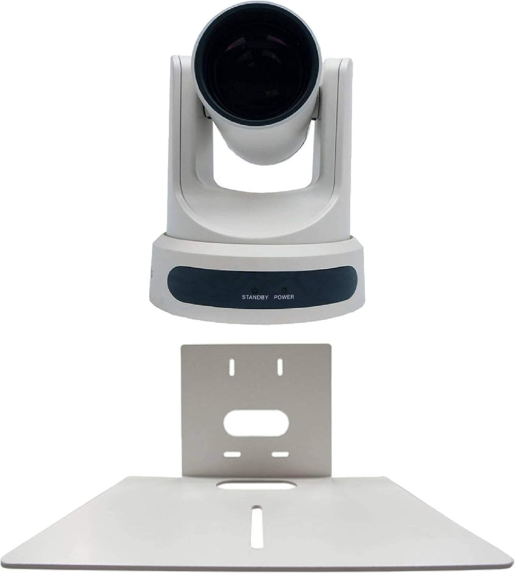 White PTZ Live Streaming Camera with Wall Mount B85790