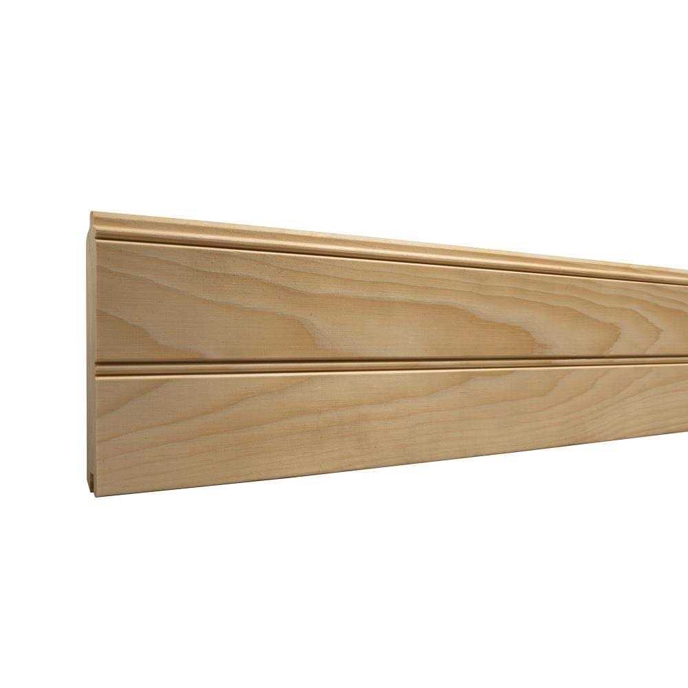 Unfinished Pine Tongue and Groove Wall Plank Q37040