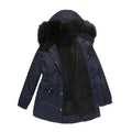 Women's Waterproof Ski Jacket Plus Size Sherpa Lined I870