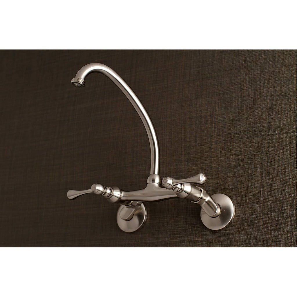 Oil Rubbed Bronze Adjustable Center Wall Mount Laundry Faucet B297183
