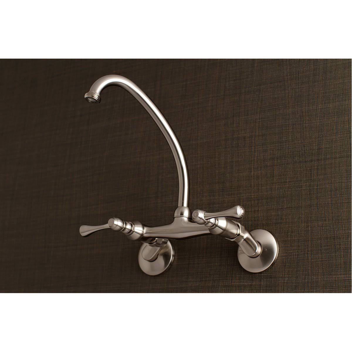 Oil Rubbed Bronze Adjustable Center Wall Mount Laundry Faucet B297183