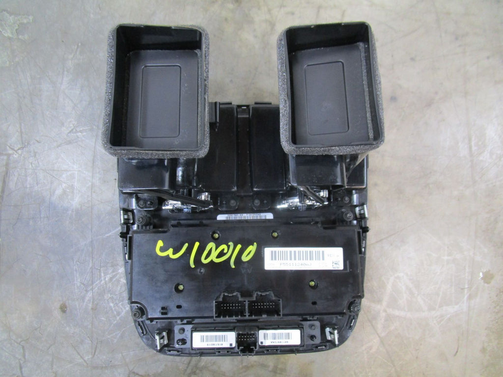 17 18 19 20 2017-2020 Dodge Caravan Front 3 Zone Heater & AC Control Unit O12526