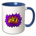 15oz Two-Tone Blue Mug U25732