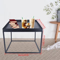 24" Square Metal Coffee Table W8306