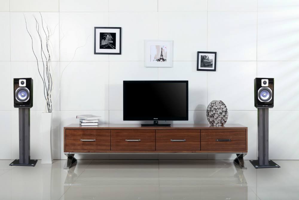 Pair 26x22 Bookshelf Speaker Stands P7762