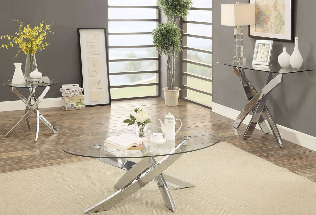 Chrome End Table I30821