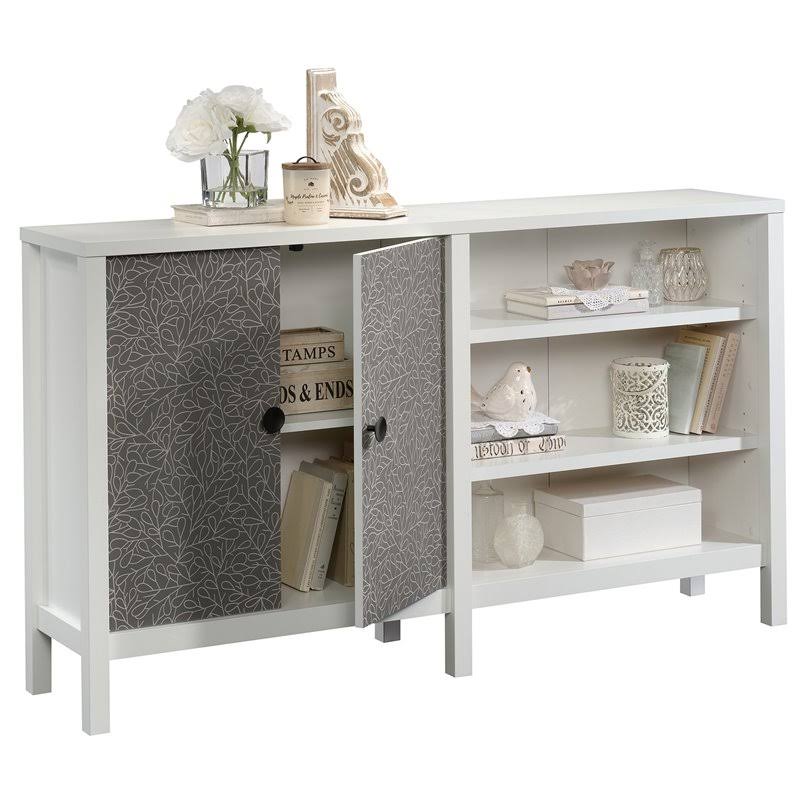 Soft White Wood TV Stand Cabinet K657