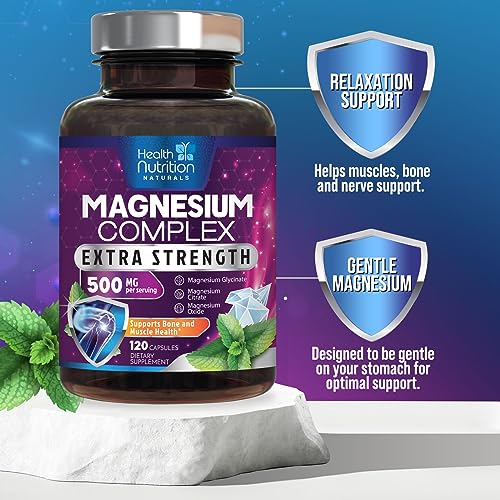 Magnesium Complex Supplement 500mg 120 Capsules O91809