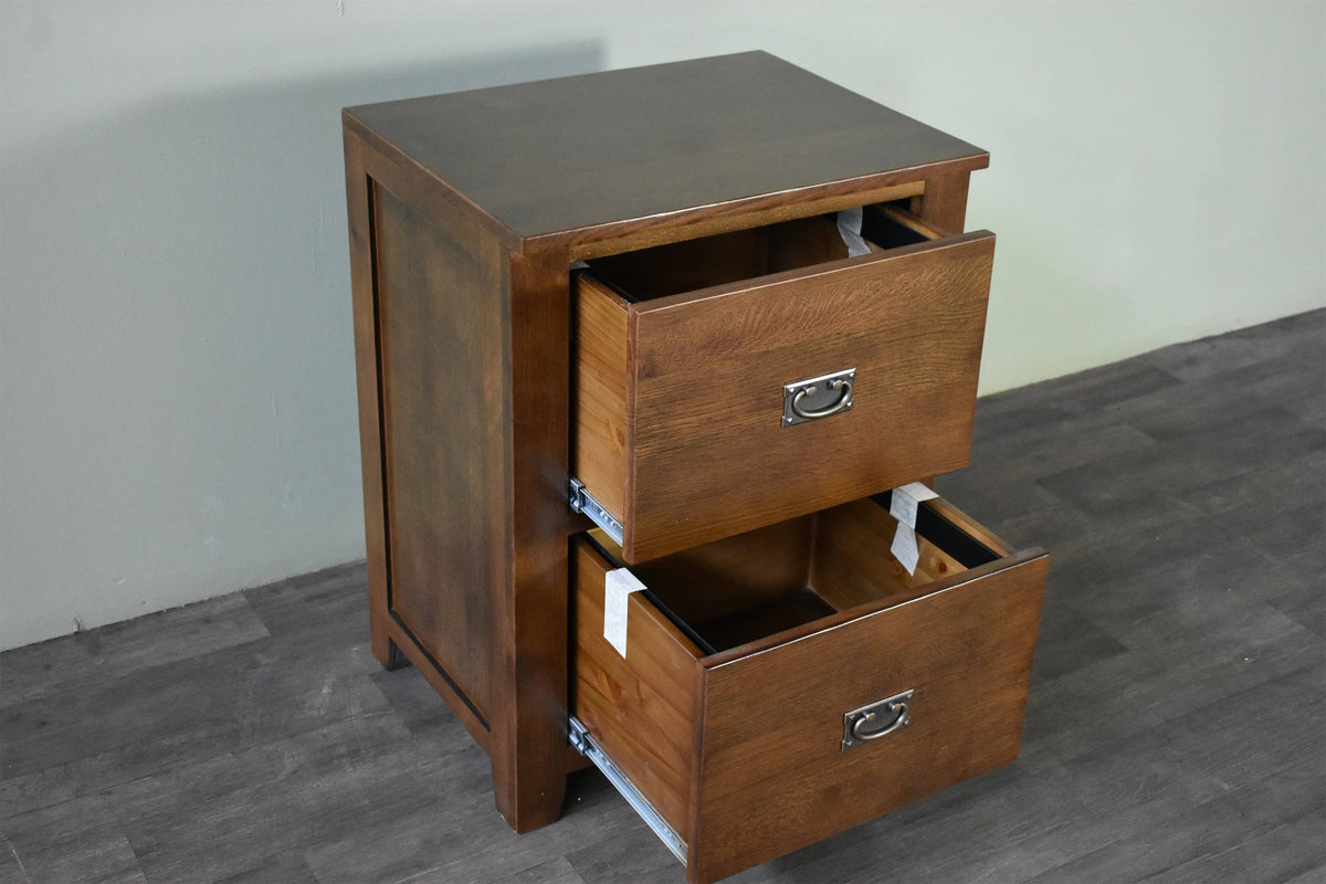 Walnut 2 Drawer File Cabinet O683083