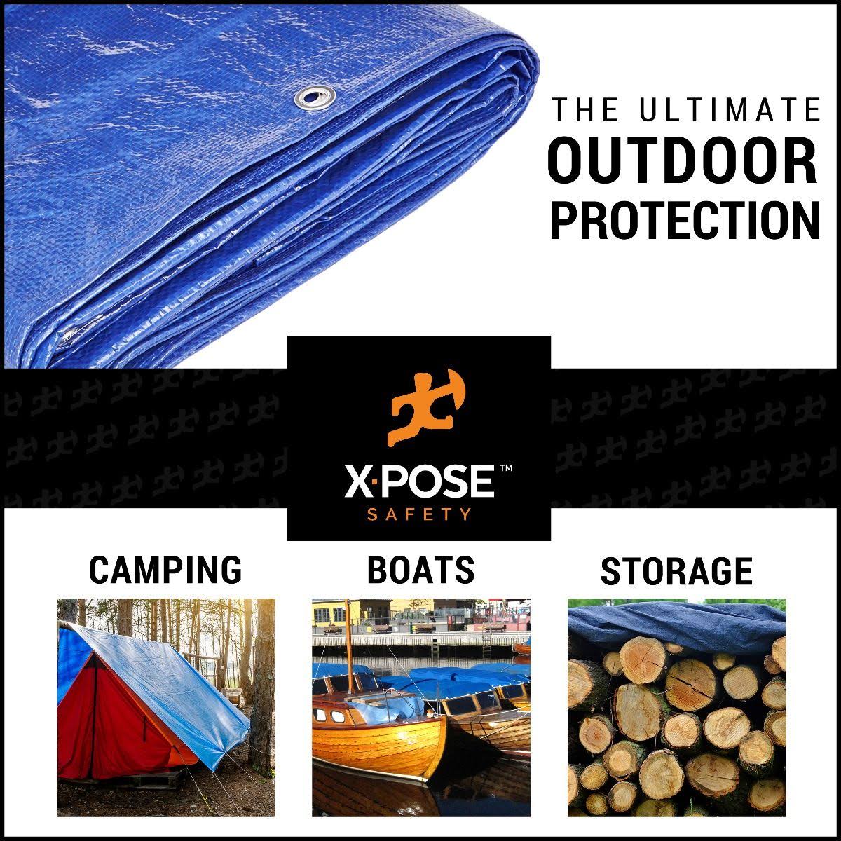 Blue Poly Tarps 10 x 15 Case of 14 W8981