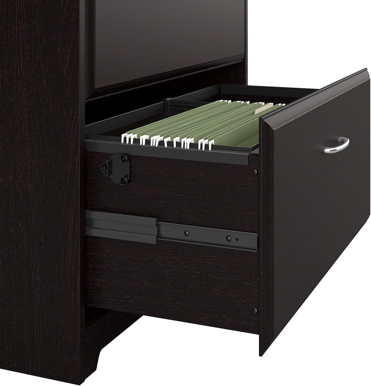 Espresso Oak 2 Drawer Lateral File Cabinet A78048