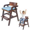 Wooden Adjustable Toddler High Chair with Waterproof Cushion E3925