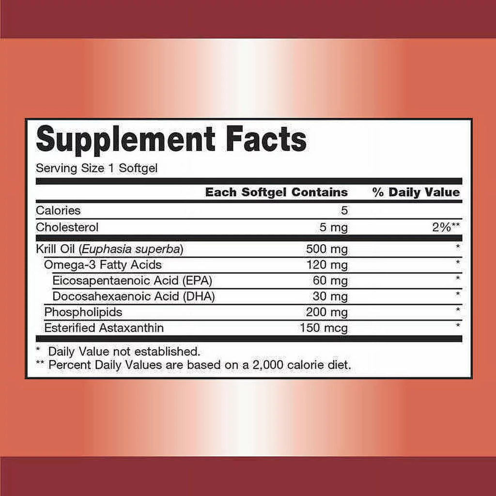 Krill Oil 500 mg 160 Softgels Y75399