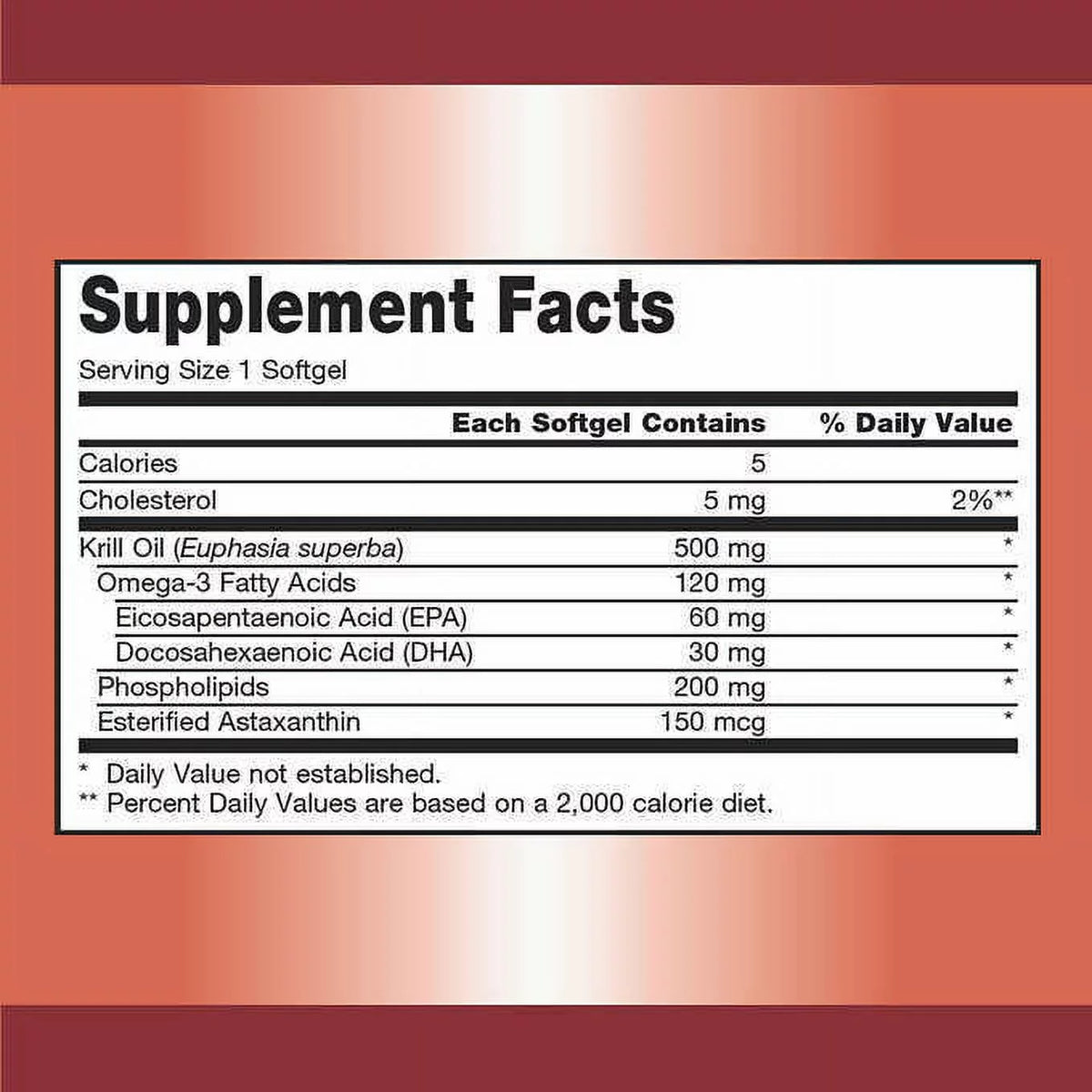 Krill Oil 500 mg 160 Softgels Y75399