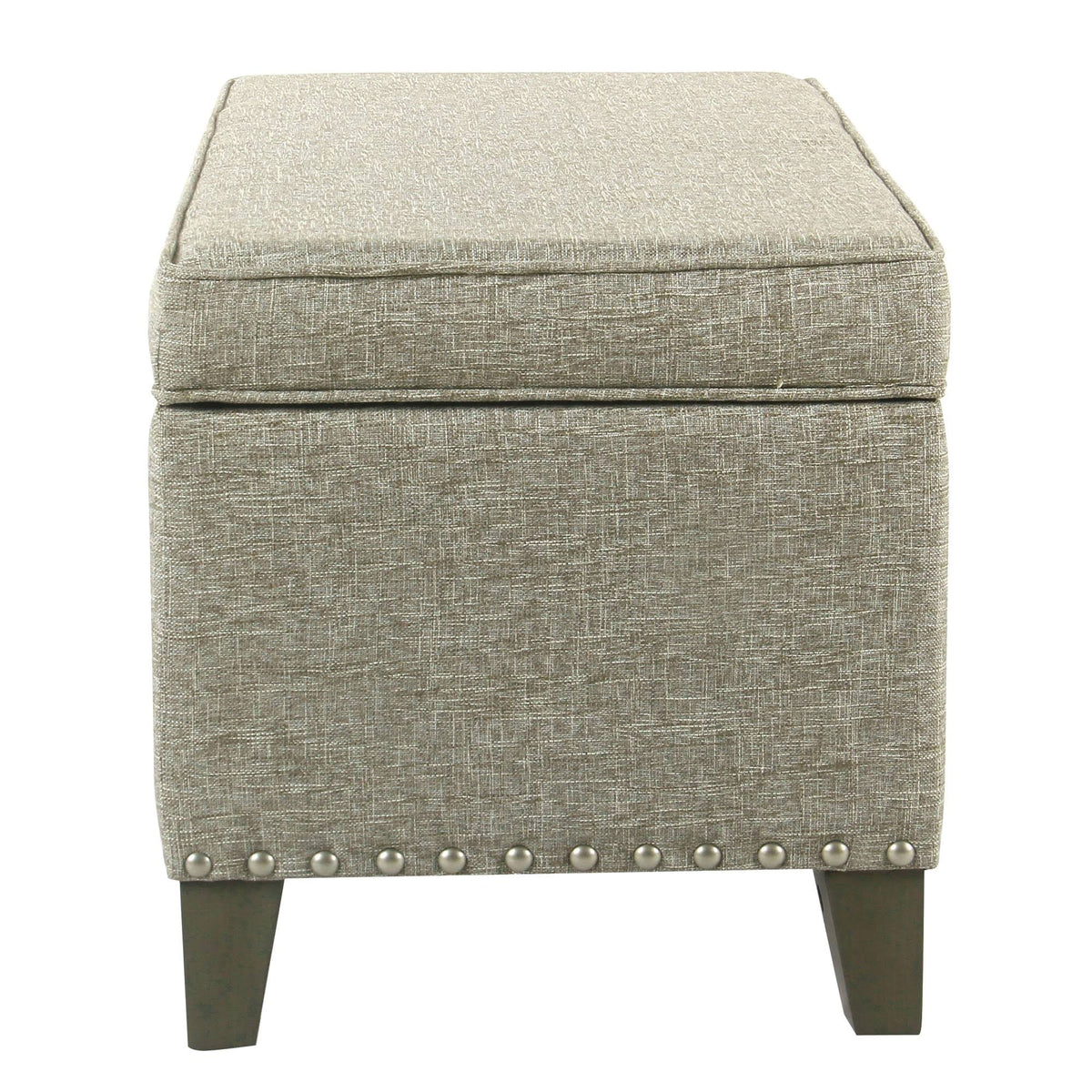 Large Storage Bench with Nailhead Trim E3638