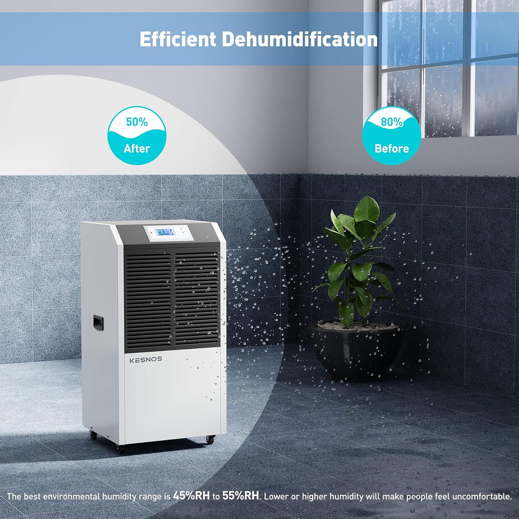 232 Pint Commercial Dehumidifier with Drain Hose D735775