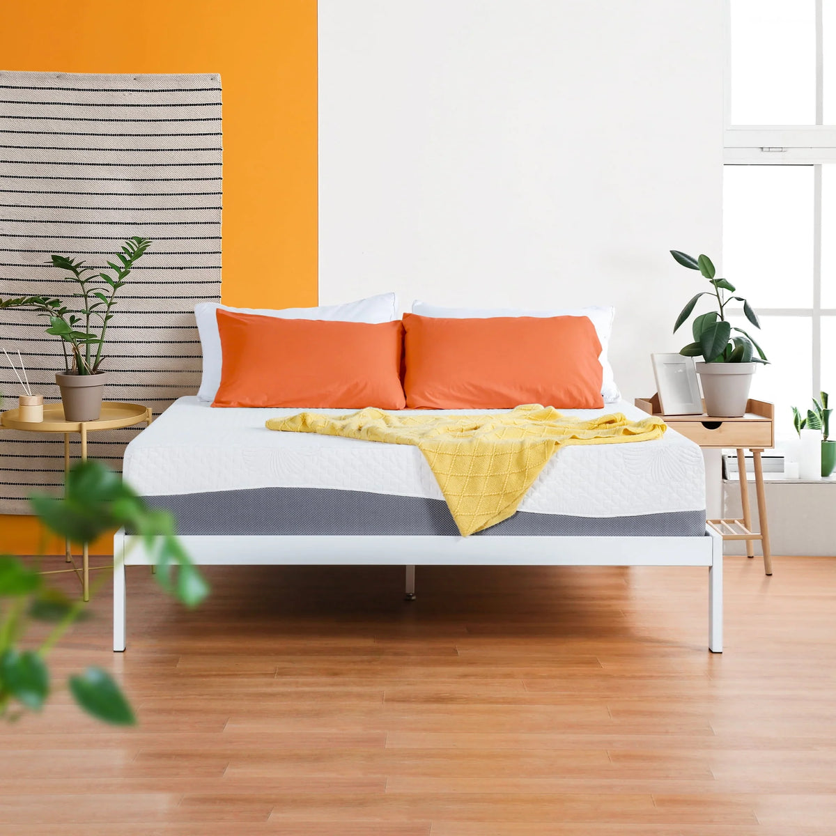 10 Inch Gel Memory Foam Mattress Medium Firm Twin Size P977