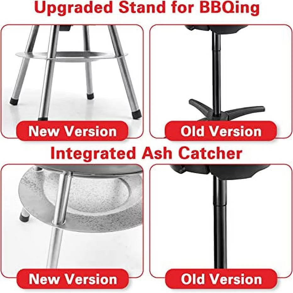Charcoal BBQ Grill Round with Legs N489