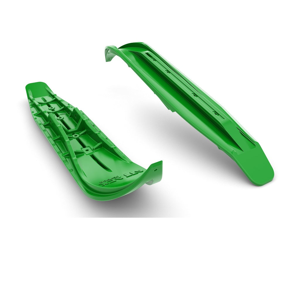 Green Slydog Attack 7" Snowmobile Skis I614081