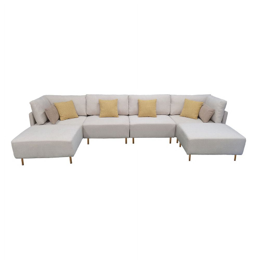 Beige Sectional Sofa F8430