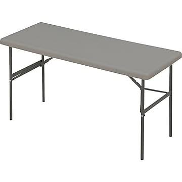 Folding Table, 60x24, Charcoal T959