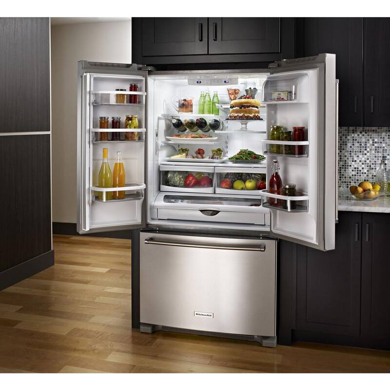 25.2 cu. ft. French Door Refrigerator in Stainless Steel W114