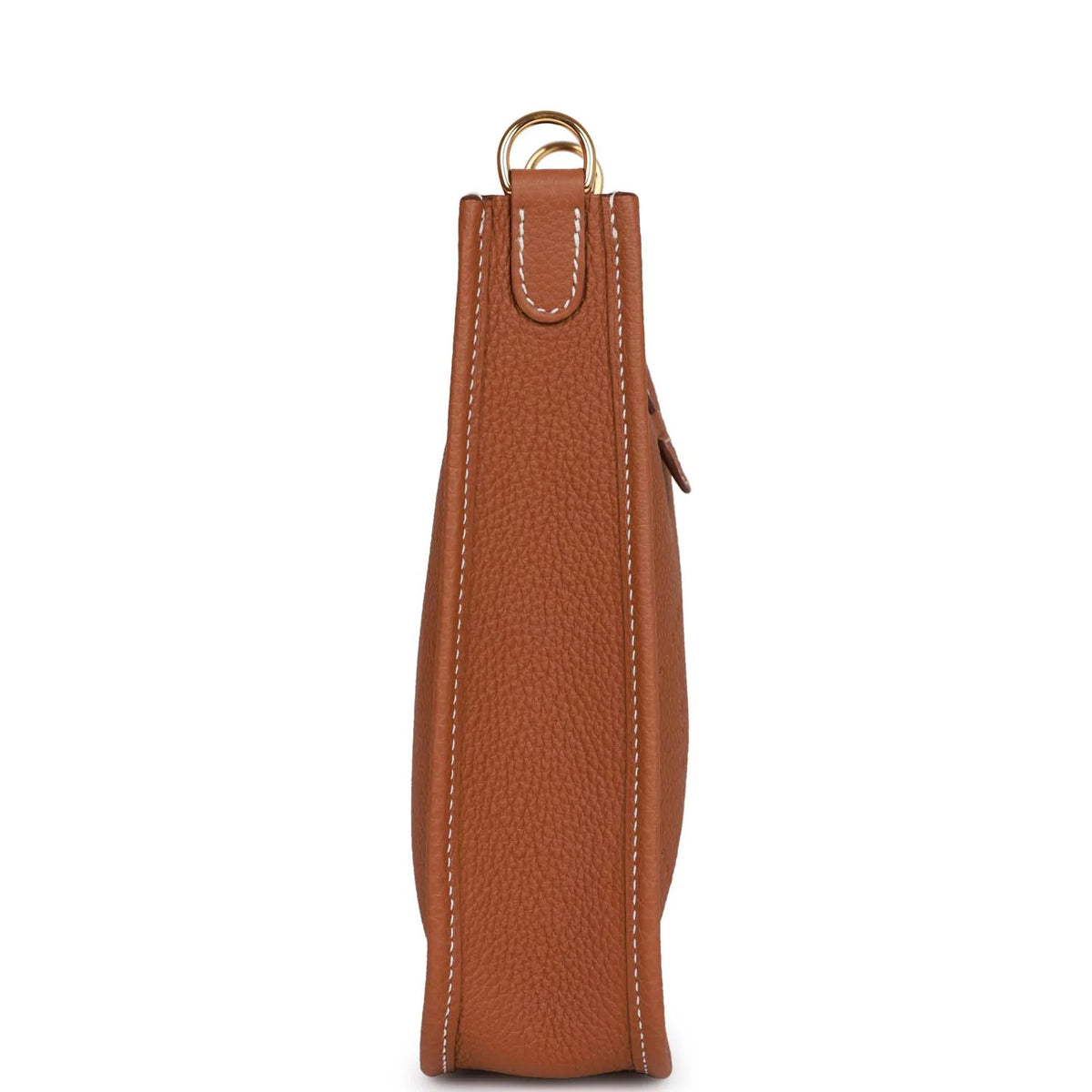 Gold Leather Crossbody Bag R237
