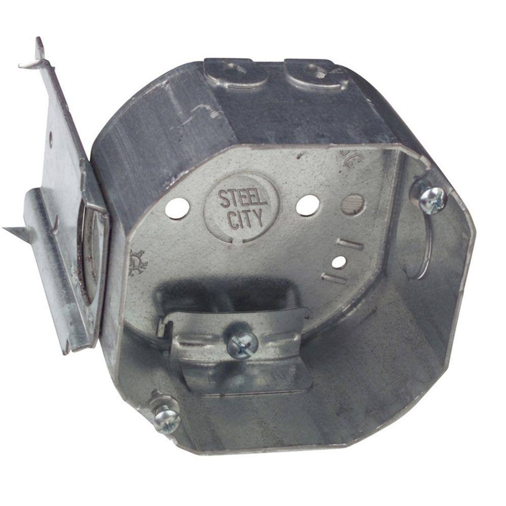 1-Gang Pre-Galvanized Metal Octagon Electrical Box Case of 50 L51178