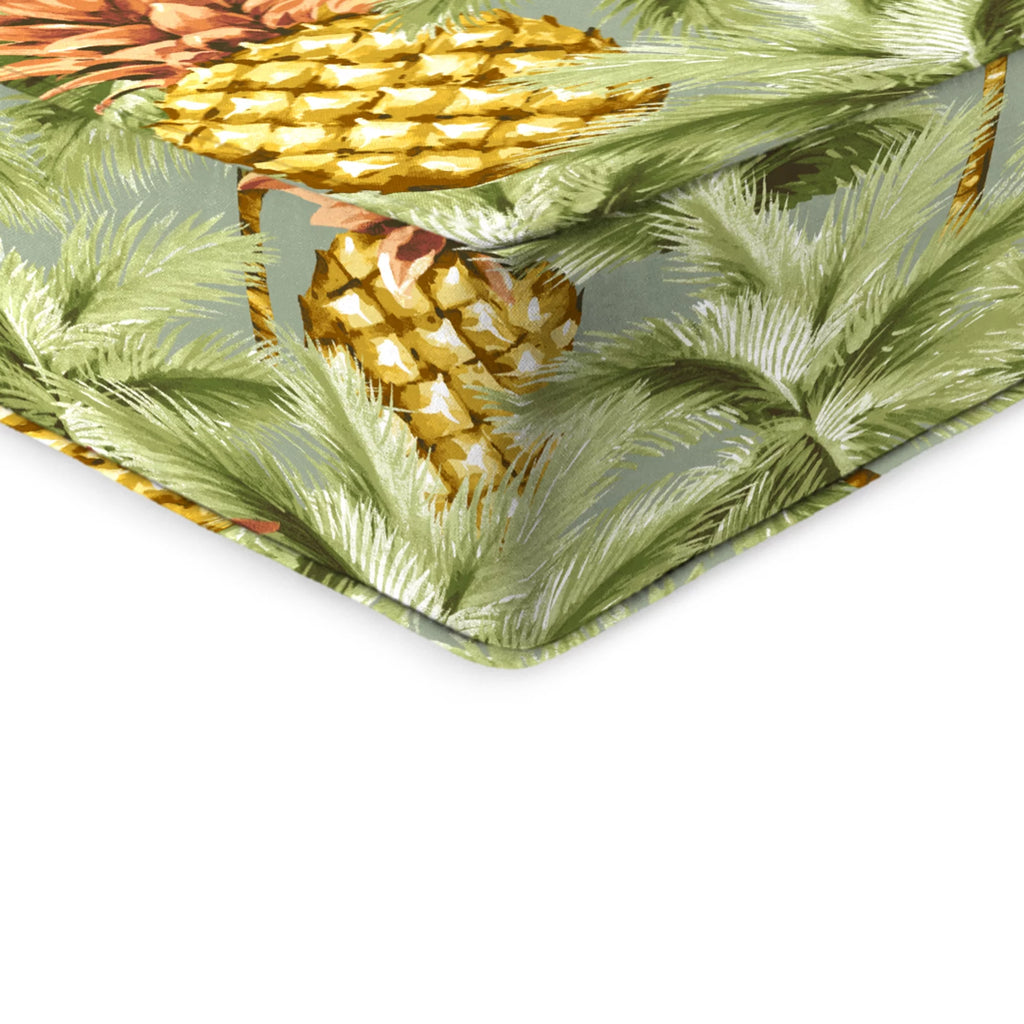 Green Tropical Rectangular Outdoor Deep Seating Chair Cushion M371568