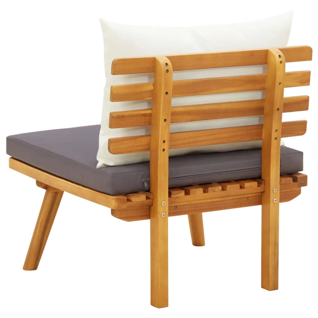 Acacia Wood Patio Chair with Cushions N7125
