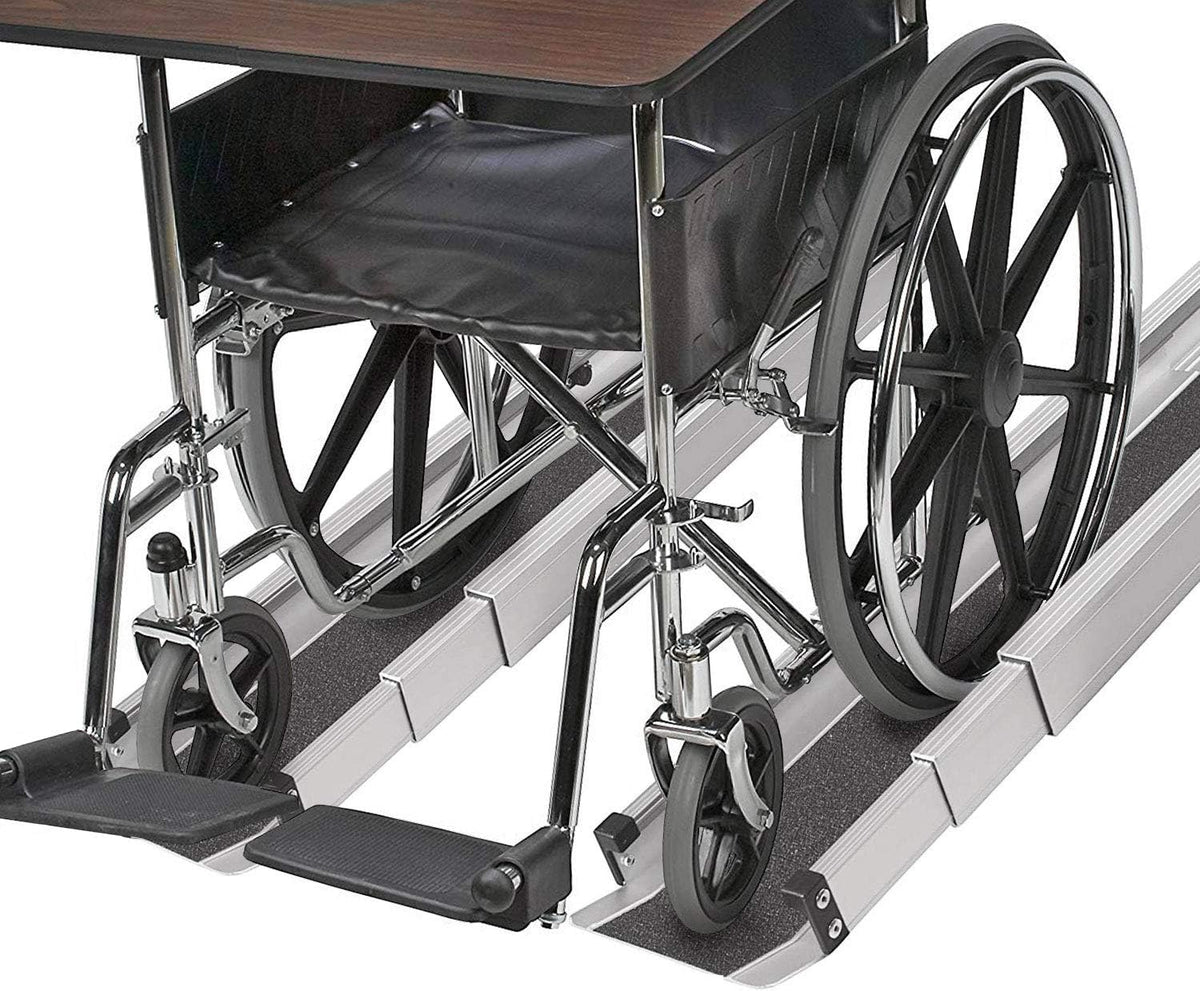 Portable Adjustable 3-5 Ft Wheelchair Ramp with Storage Bag O6601