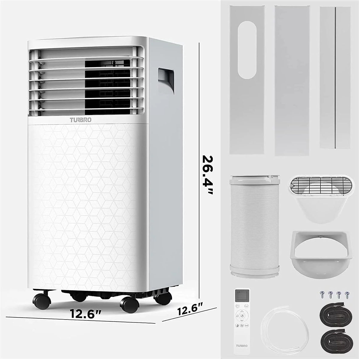8,000 BTU Portable Air Conditioner, Dehumidifier and Fan E5008