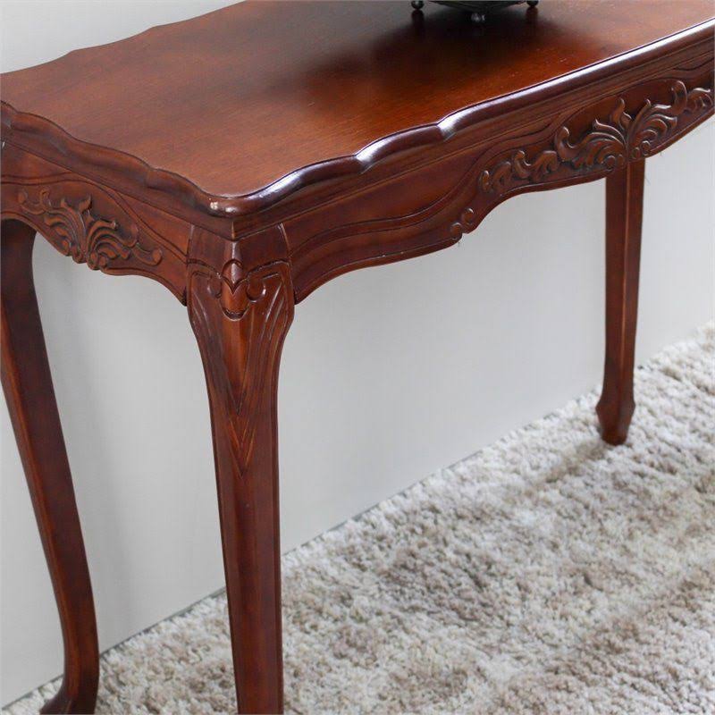 Carved Wood Console Table I1006