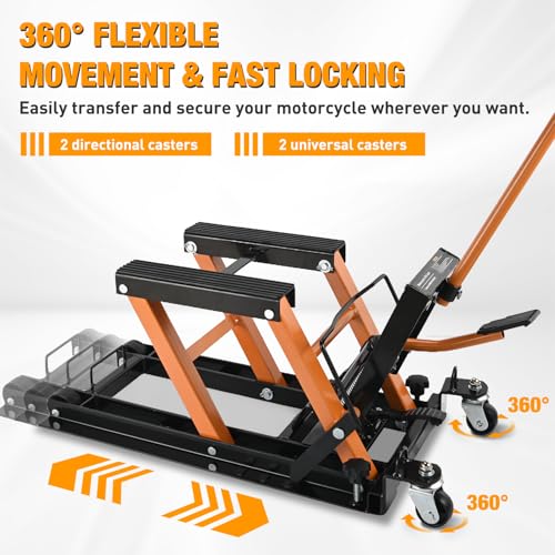 1500 LBS Hydraulic Motorcycle Lift Jack L999970