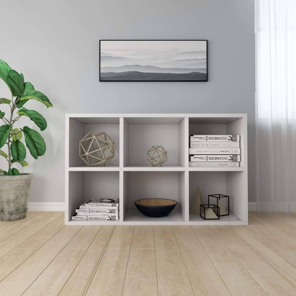 Gray Book Cabinet Sideboard Chipboard M397