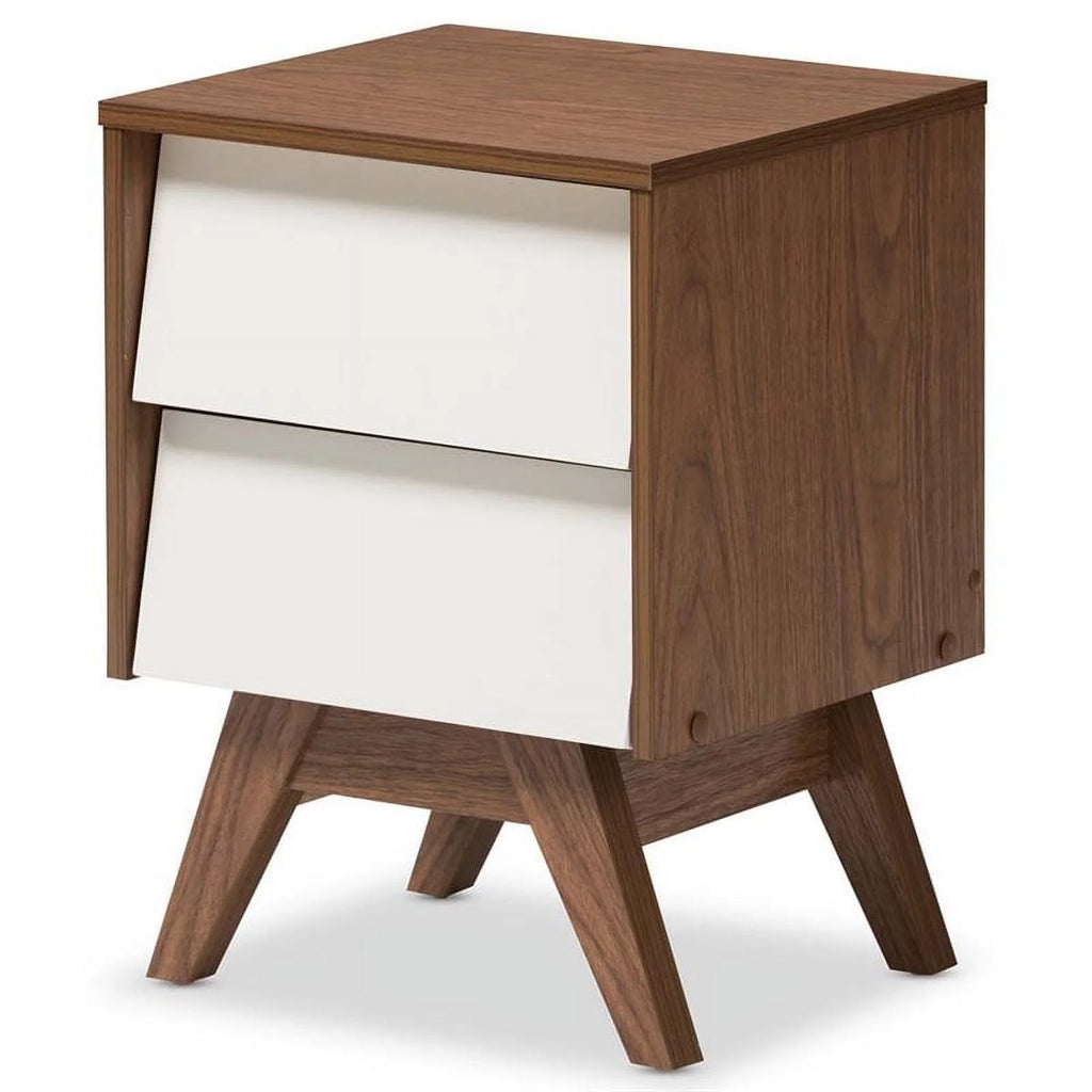 4 Piece 4 Drawer Chest 6 Drawer Dresser and 2 Nightstands J7046
