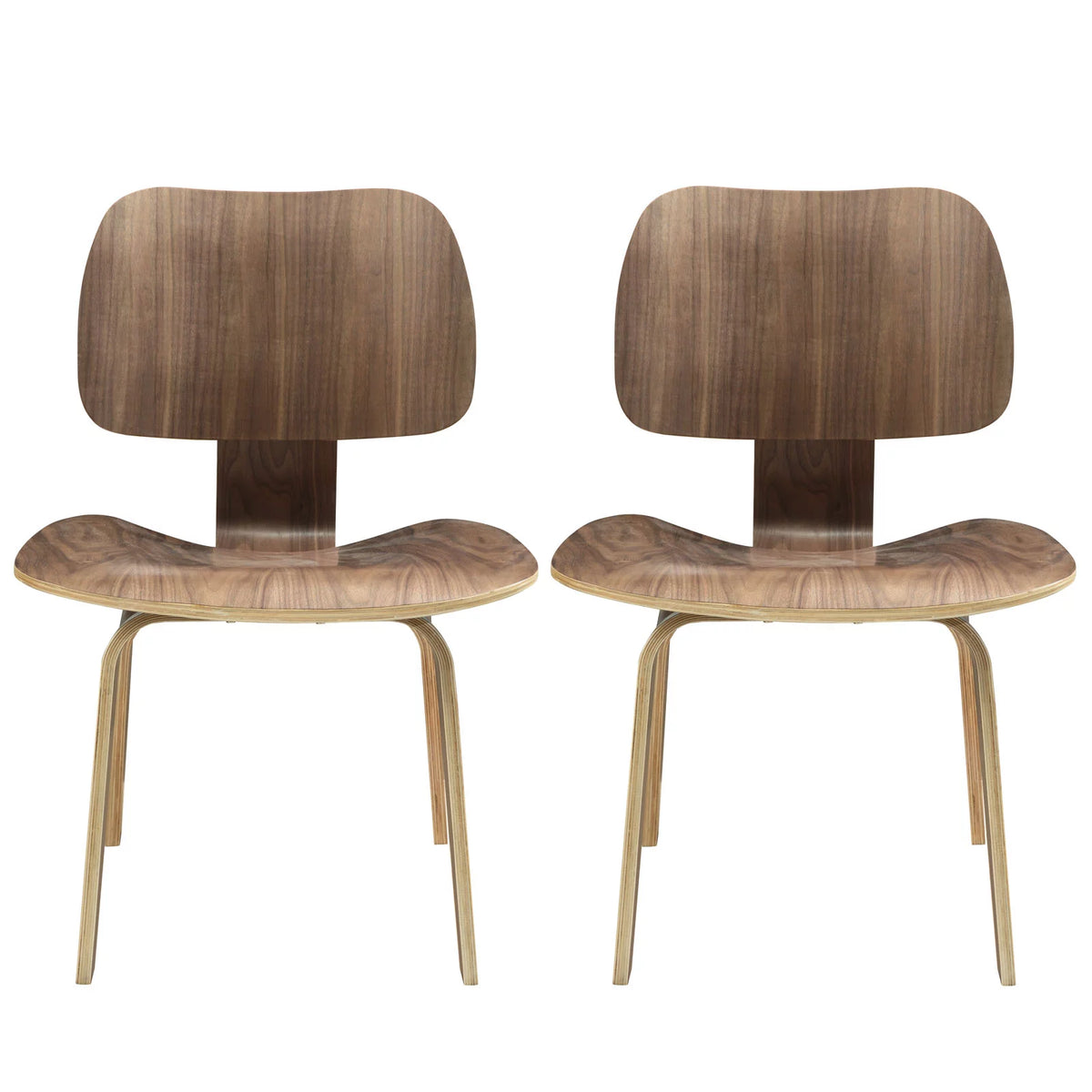 Walnut Dining Chairs Set of 2 M105