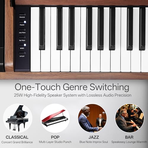 88-Key Graded Hammer Action Digital Piano Z2070