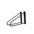 Jet Black Satin Shelf Brackets, Pair of 2 U947651