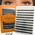 Natural Lash Clusters C Curl Short Classic Individual Lashes Cluster Wispy Wide Stem DIY Eyelash Extension Clusters (8-16mm) A73934
