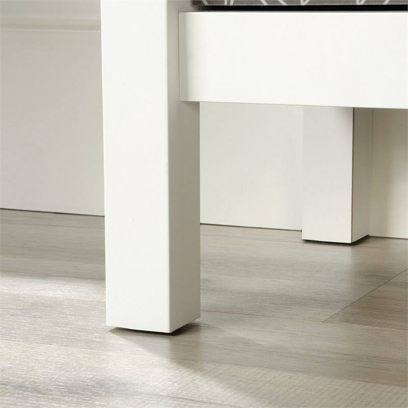 Soft White Wood TV Stand Cabinet K657